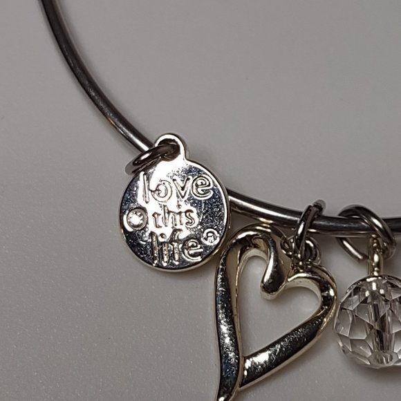 Love This Life Silver Tone Charm Bracelet - Picture 5 of 10